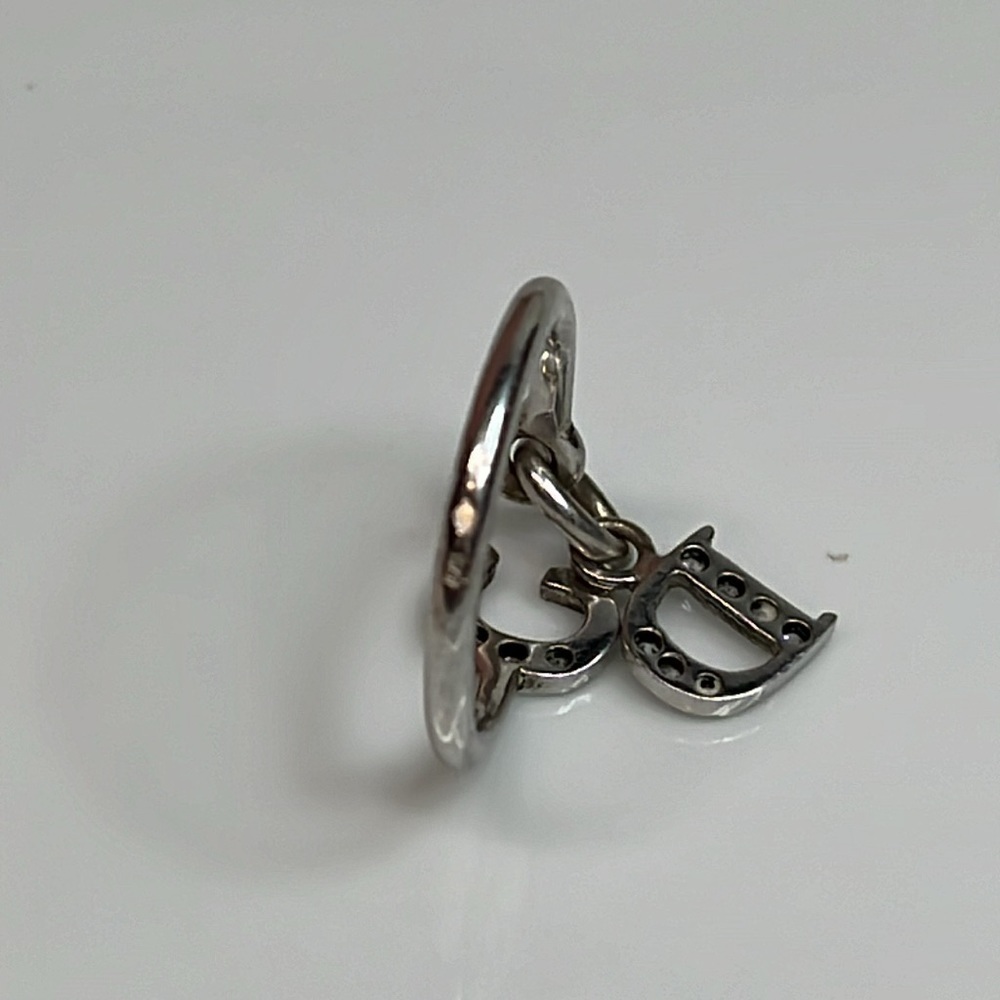 DIOR OPEN INITIAL DIAMOND RING - Picture 3 of 6